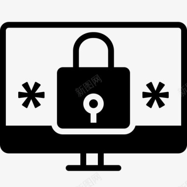密码网络安全经理图标图标