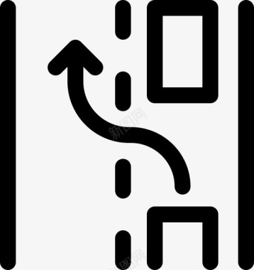 超车汽车高速公路图标图标