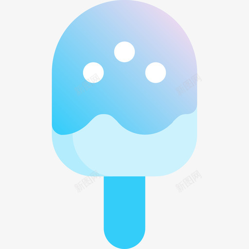 冰棒冰淇淋11蓝色图标svg_新图网 https://ixintu.com 冰棒 冰淇淋11 蓝色