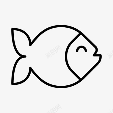鱼活动动物图标图标