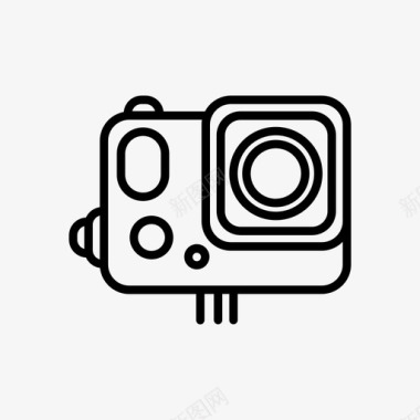 gopro相机极限运动电影图标图标