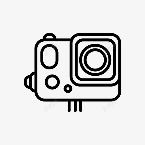 gopro相机极限运动电影图标svg_新图网 https://ixintu.com gopro gopro相机 极限运动 电影 视频