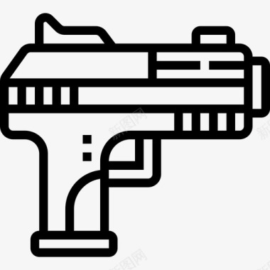 彩弹枪彩弹枪和bb枪2直线型图标图标