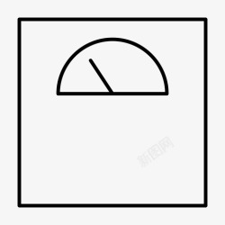 秤量秤健康公斤图标高清图片