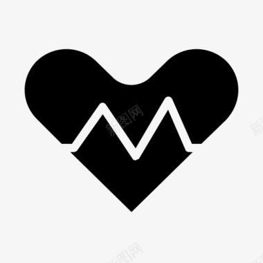 心率心跳健康图标图标