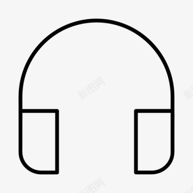 耳机电子产品收听图标图标