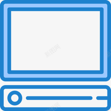 计算机计算机硬件15蓝色图标图标