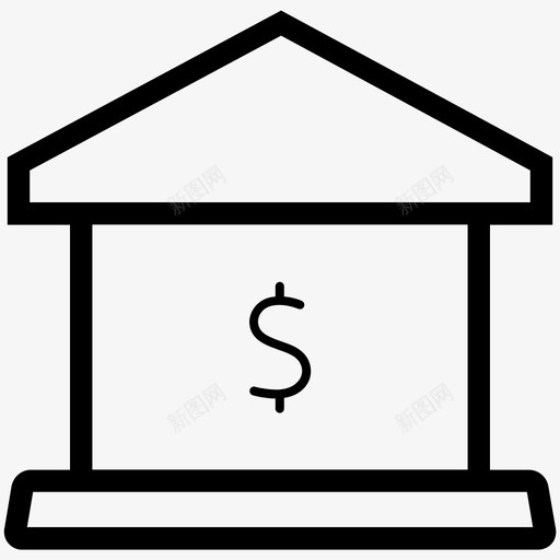 银行存款金融图标svg_新图网 https://ixintu.com 企业管理大纲1 储蓄 存款 货币 金融 银行