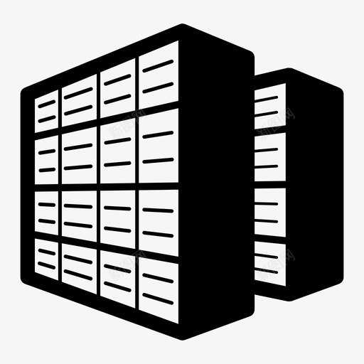 数据中心主机服务器图标svg_新图网 https://ixintu.com 主机 大数据体 存储 数据中心 服务器