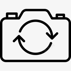 切换视频切换相机照片和视频2线性图标高清图片