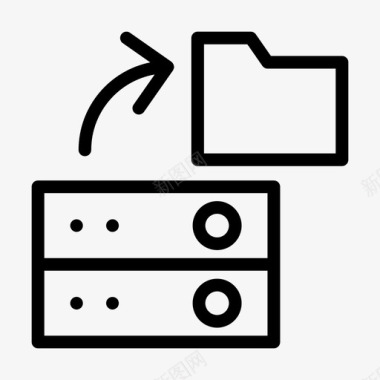 传输目录文件共享图标图标