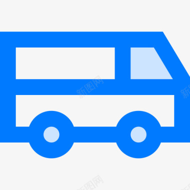 货车运输102蓝色图标图标