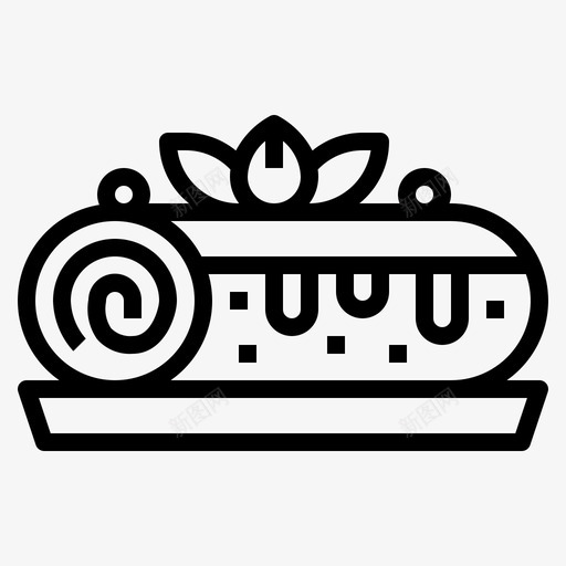 蛋糕甜的好吃的图标svg_新图网 https://ixintu.com 好吃的 甜的 蛋糕 面包店