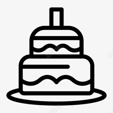 蛋糕日印度图标图标