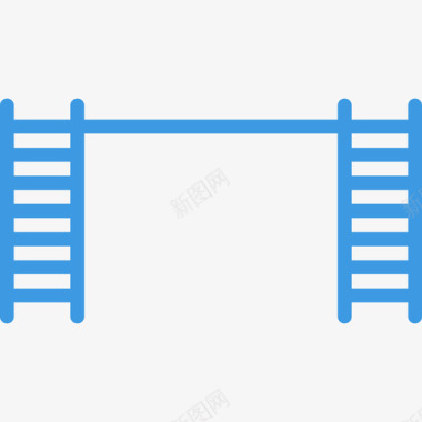 梯子游乐场11蓝色图标图标
