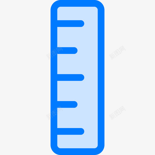 尺子54号蓝色图标svg_新图网 https://ixintu.com 54号 尺子 蓝色
