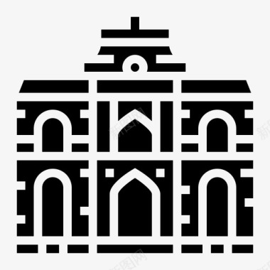 iolani建筑文化图标图标