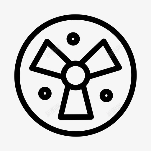 辐射风扇医疗图标svg_新图网 https://ixintu.com 医疗 生物化学和医疗保健 警报 辐射 风扇