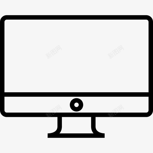 桌面屏幕计算机显示器图标svg_新图网 https://ixintu.com 个人电脑 显示器 桌面屏幕 电子设备 计算机