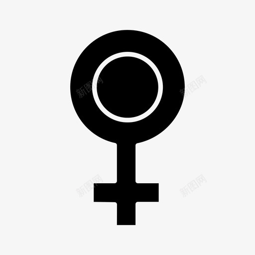 女性象征性别女性图标svg_新图网 https://ixintu.com 女性 女性节 女性象征 性别