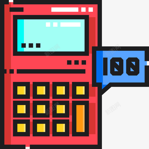计算器学习32线颜色图标svg_新图网 https://ixintu.com 学习32 线颜色 计算器