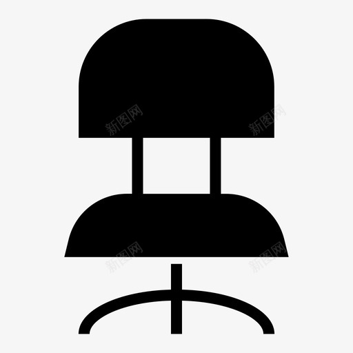 椅子坐椅等候椅图标svg_新图网 https://ixintu.com 坐椅 家具雕文 椅子 等候椅