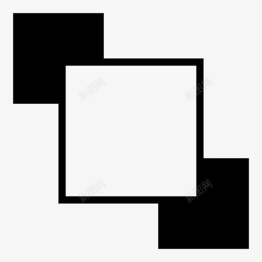 正面排列分层图标svg_新图网 https://ixintu.com 位置 分层 排列 排列瓷砖 正方形 正面 照片