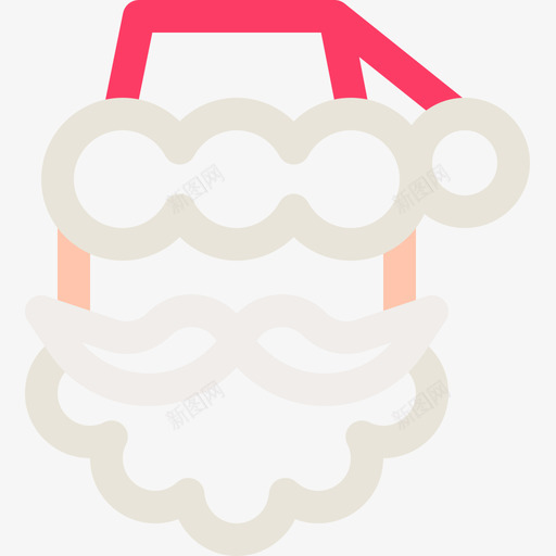 圣诞老人头像61线性颜色图标svg_新图网 https://ixintu.com 圣诞老人 头像61 线性颜色
