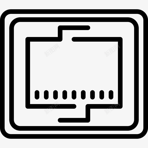 internetlan连接设备图标svg_新图网 https://ixintu.com internetlan 端口 计算机硬件 设备 连接