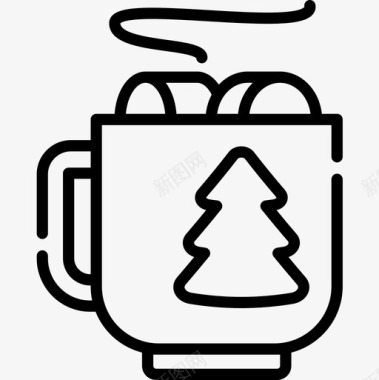 马克杯圣诞121直纹图标图标