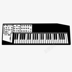 虚拟键盘nordlead虚拟模拟合成器键盘乐器音乐图标高清图片