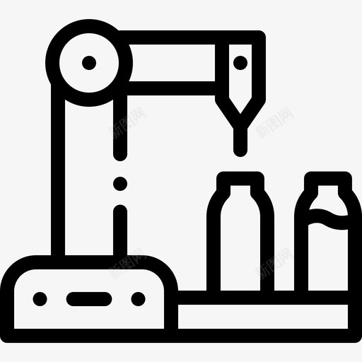 工业大规模生产2线性图标svg_新图网 https://ixintu.com 大规模生产2 工业 线性