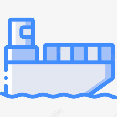 战舰蓝色图标图标