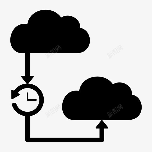 延迟数据传递图标svg_新图网 https://ixintu.com 传递 响应 大数据体 延迟 数据