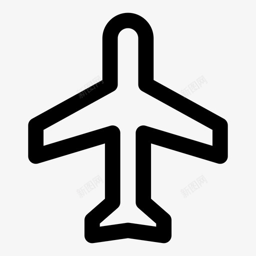 飞机飞行模式飞机标志图标svg_新图网 https://ixintu.com 机场 超级流行 飞机 飞机标志 飞行模式