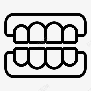 假牙牙科牙医图标图标
