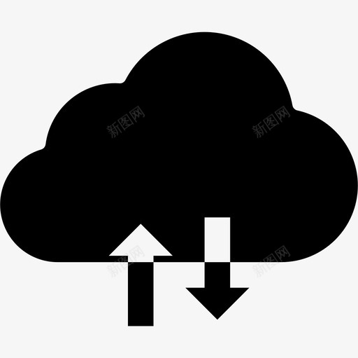 云计算网络和数据库21填充图标svg_新图网 https://ixintu.com 云计算 填充 网络和数据库21