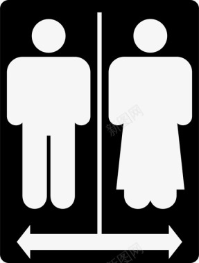 卫生间男卫生间女卫生间图标图标