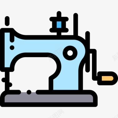 缝纫机缝36线颜色图标图标