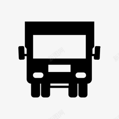 卡车商用电力图标图标