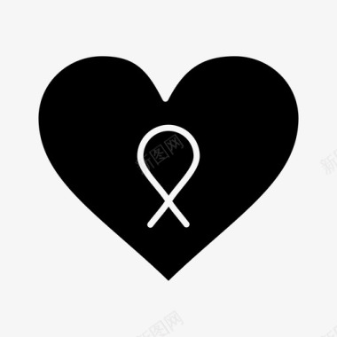 心脏性别癌症爱情图标图标
