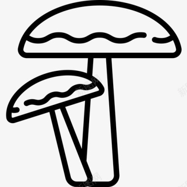 蘑菇感恩节44直系图标图标