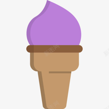 冰淇淋派对53平的图标图标