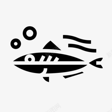 鲭鱼鱼食物图标图标