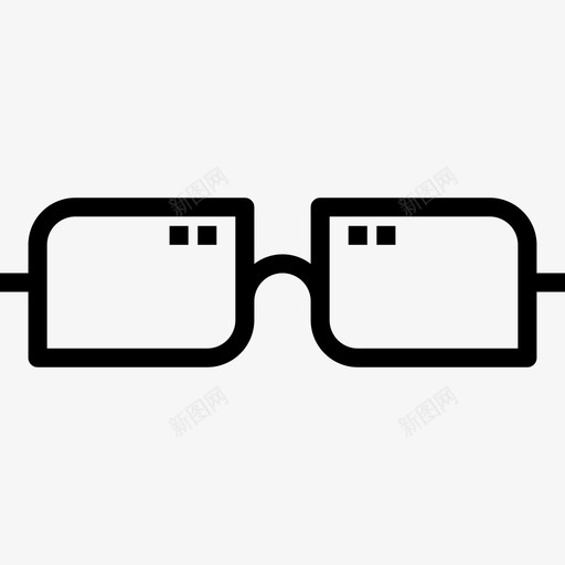 眼镜购物和电子商务6线性图标svg_新图网 https://ixintu.com 眼镜 线性 购物和电子商务6