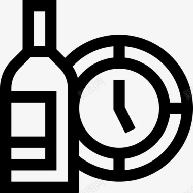 葡萄酒葡萄酒5直系图标图标