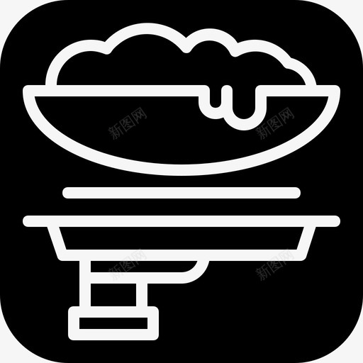 吃做饭食物图标svg_新图网 https://ixintu.com 做饭 吃 盘子 米饭 食物