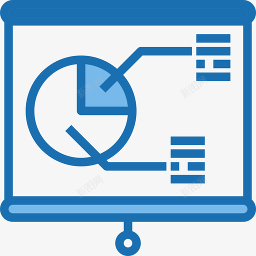 演示文稿企业管理36蓝色图标svg_新图网 https://ixintu.com 企业管理36 演示文稿 蓝色