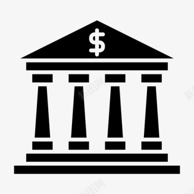 银行商业信贷图标图标