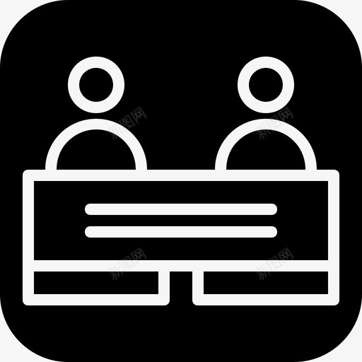客户服务人员支持图标svg_新图网 https://ixintu.com 人员 员工 客户服务 支持